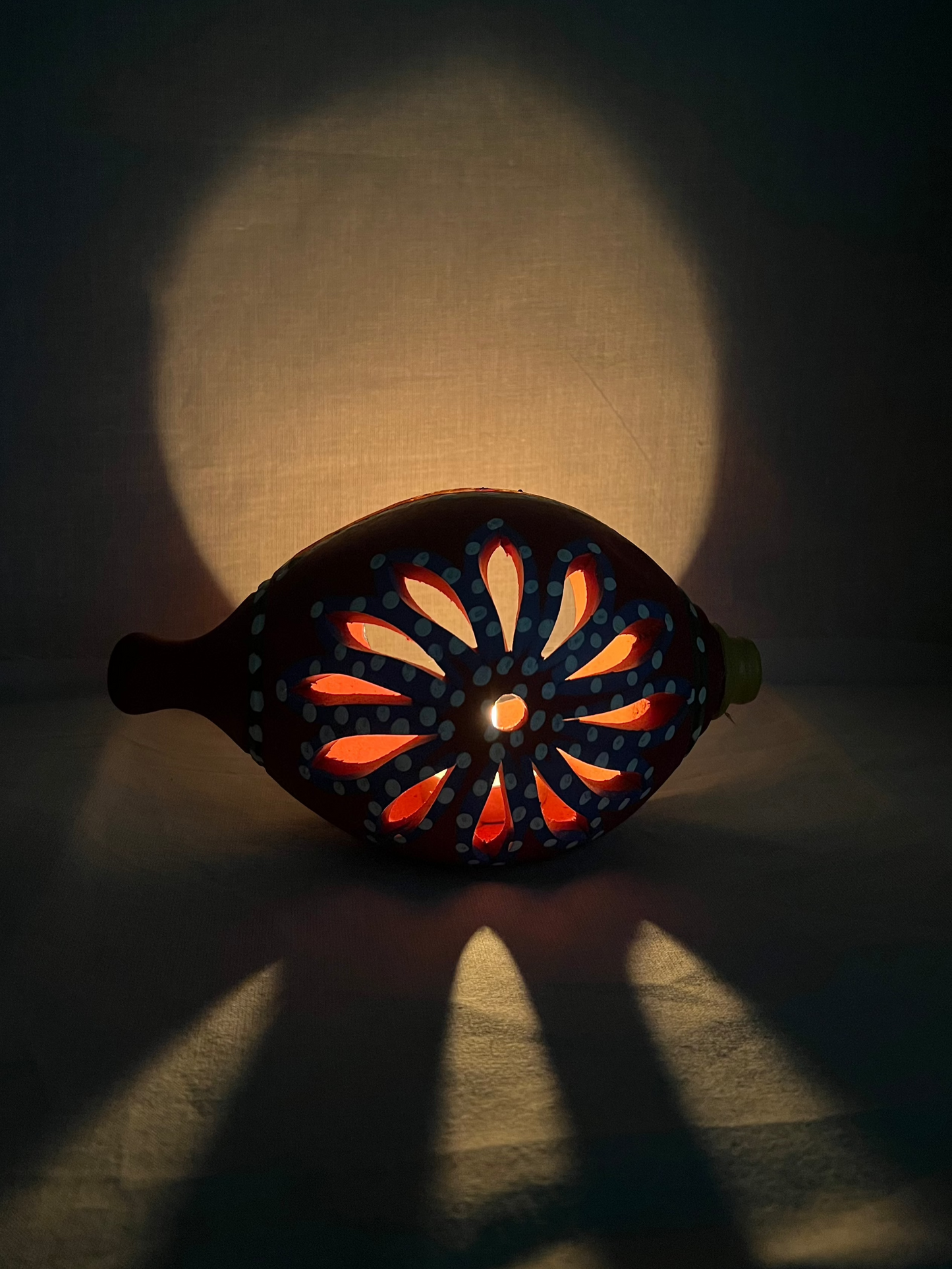 Terracotta Dia Holder