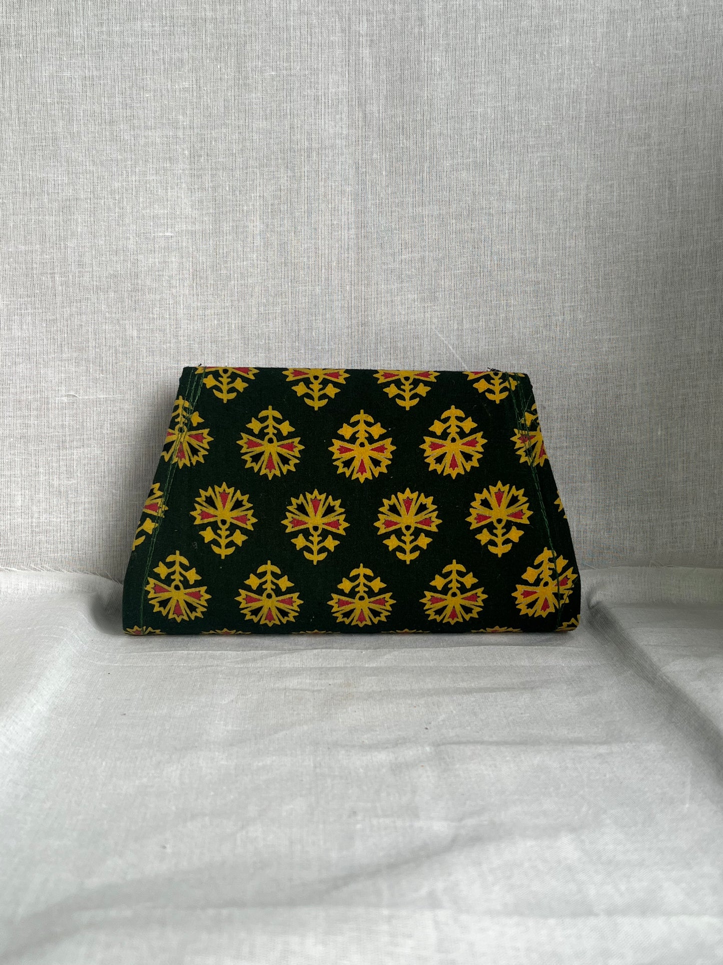Kutch Leather Mashru Silk - Sling bag