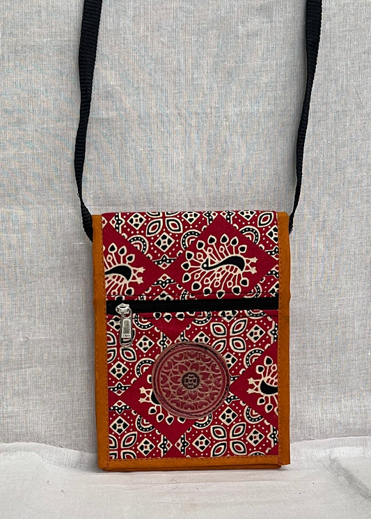 Cotton Ajrak Sling Bag