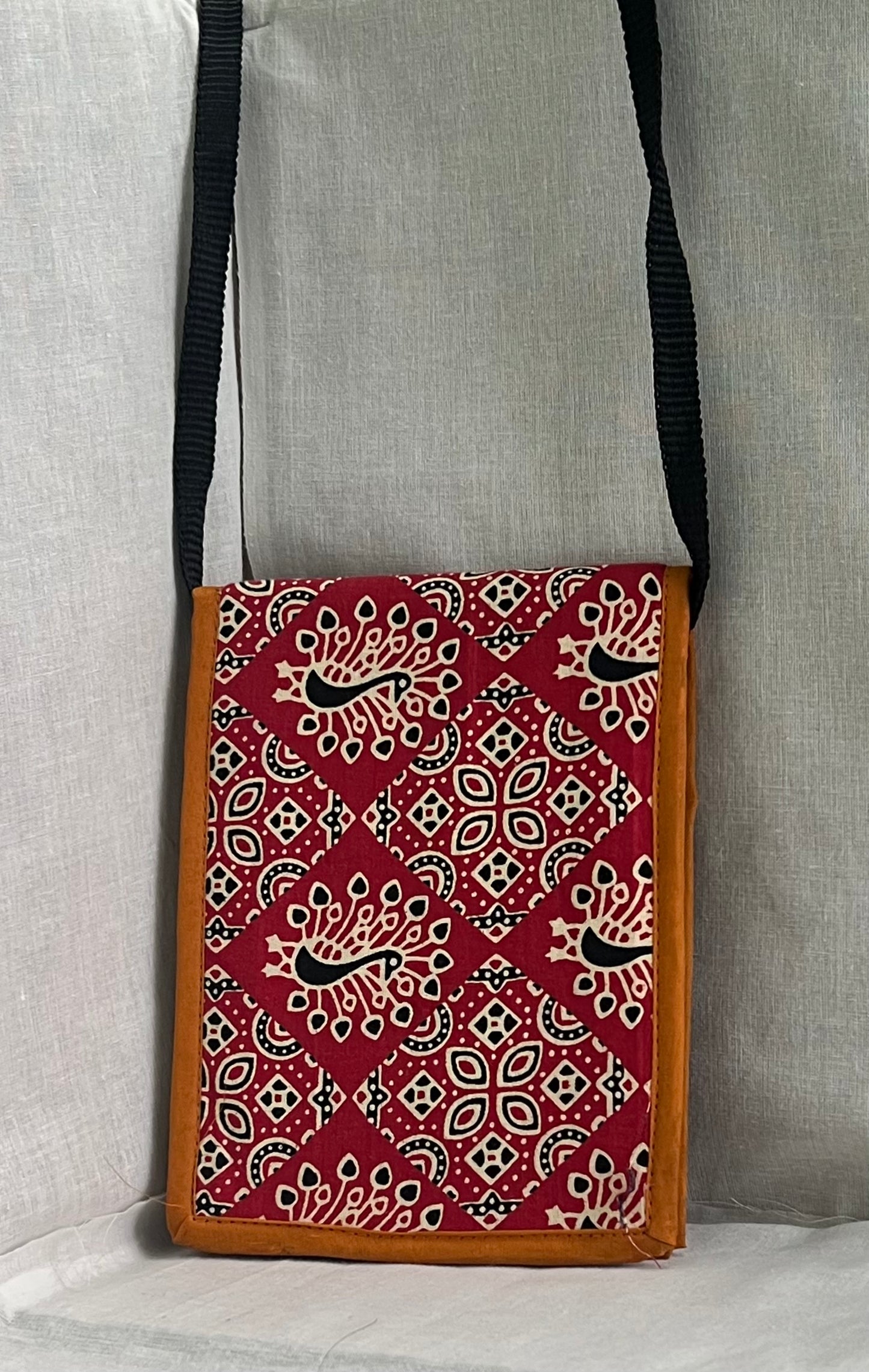 Cotton Ajrak Sling Bag