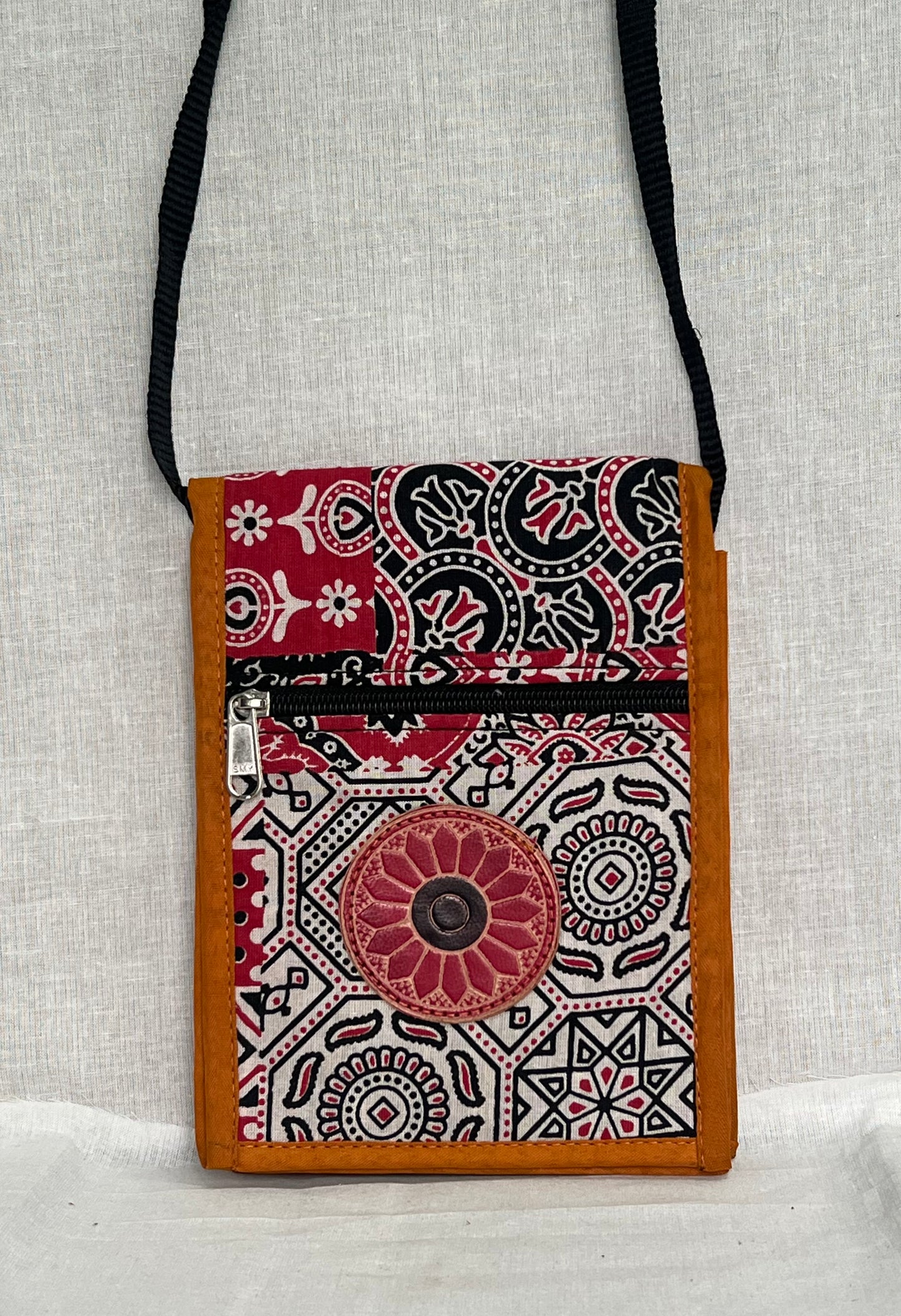 Cotton Ajrak Sling Bag