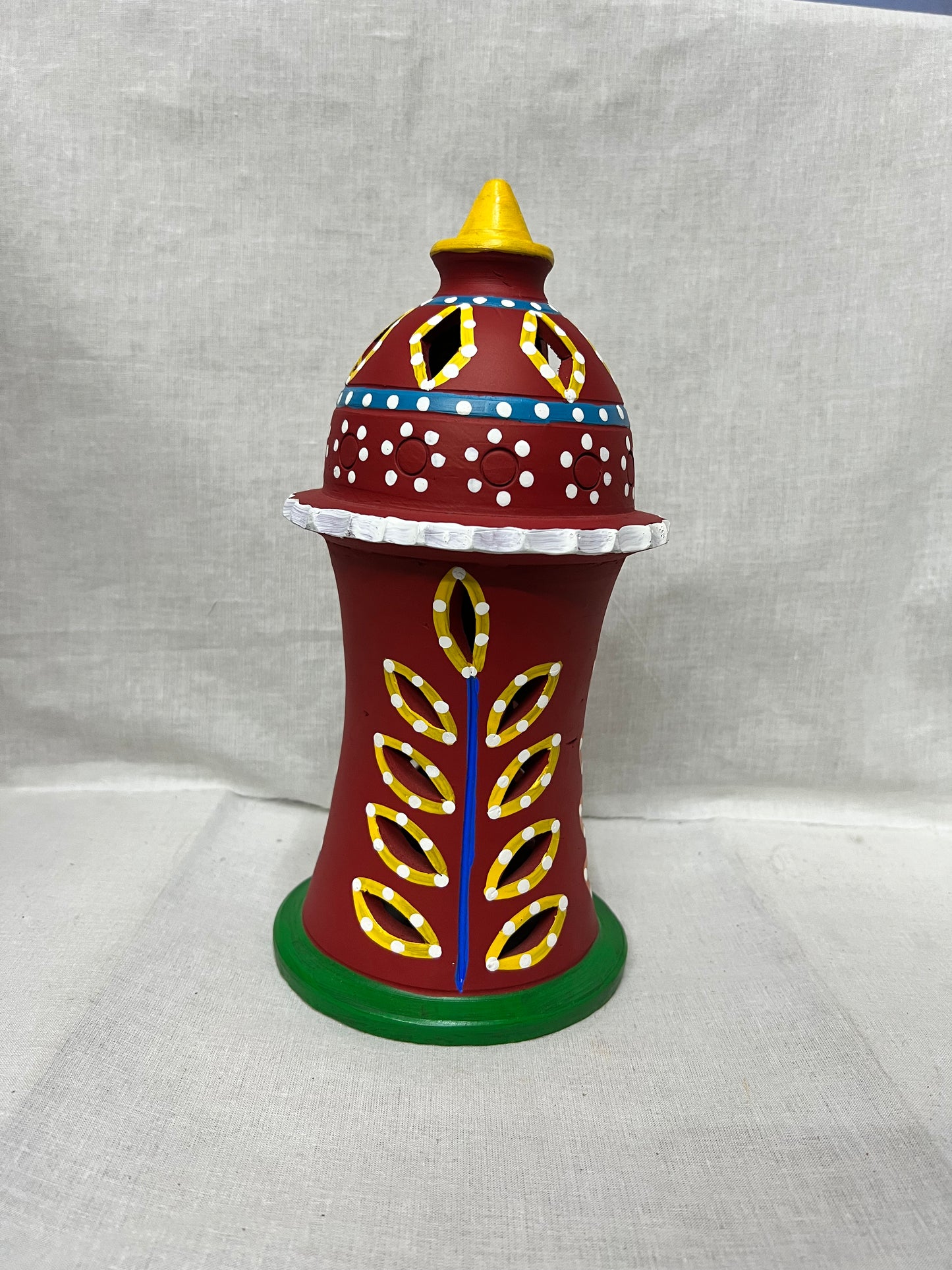 Terracotta Hand Painted Table Lamp