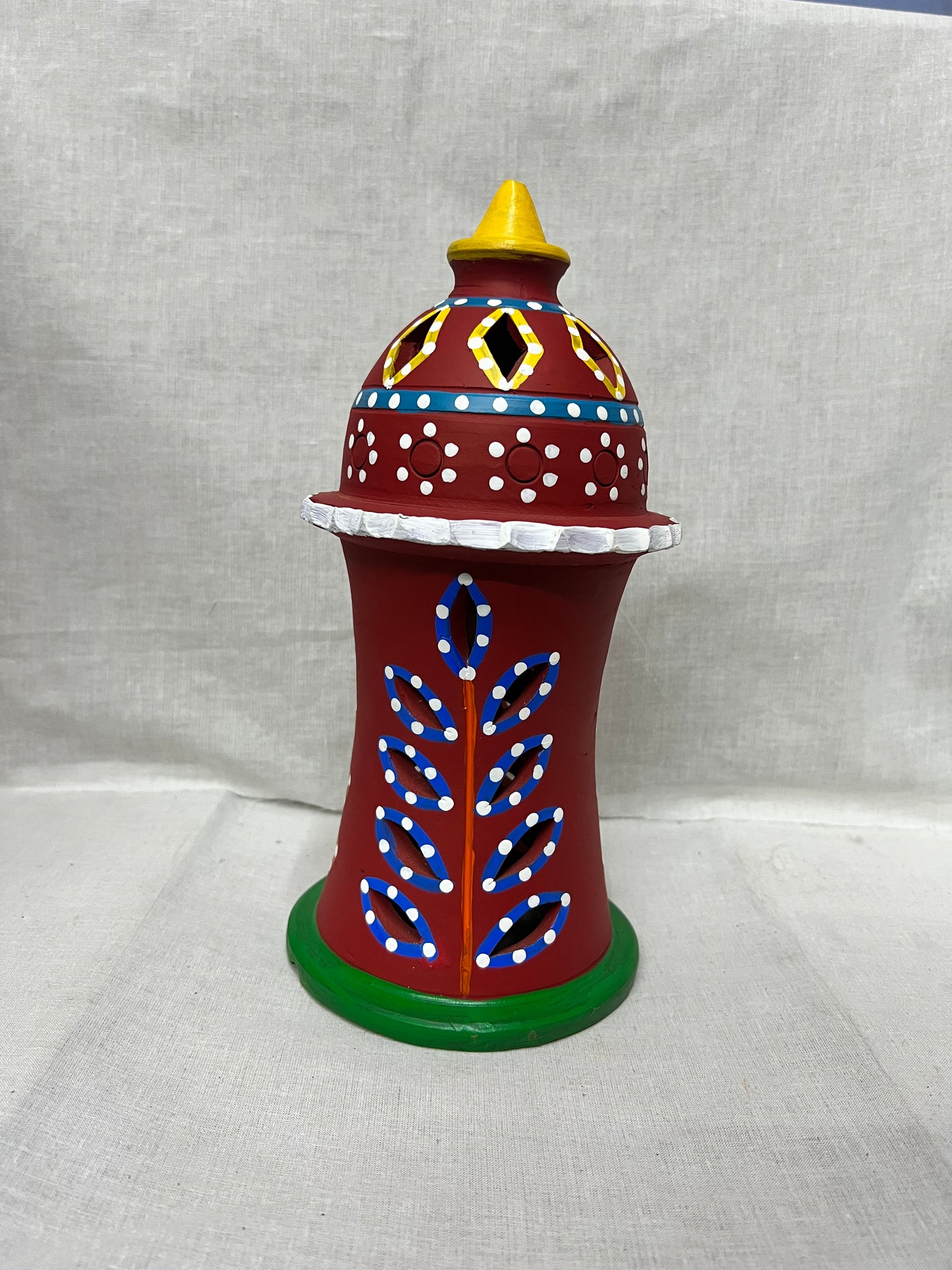 Terracotta Hand Painted Table Lamp