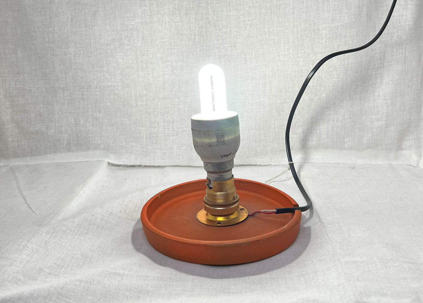Terracotta Hand Painted Table Lamp