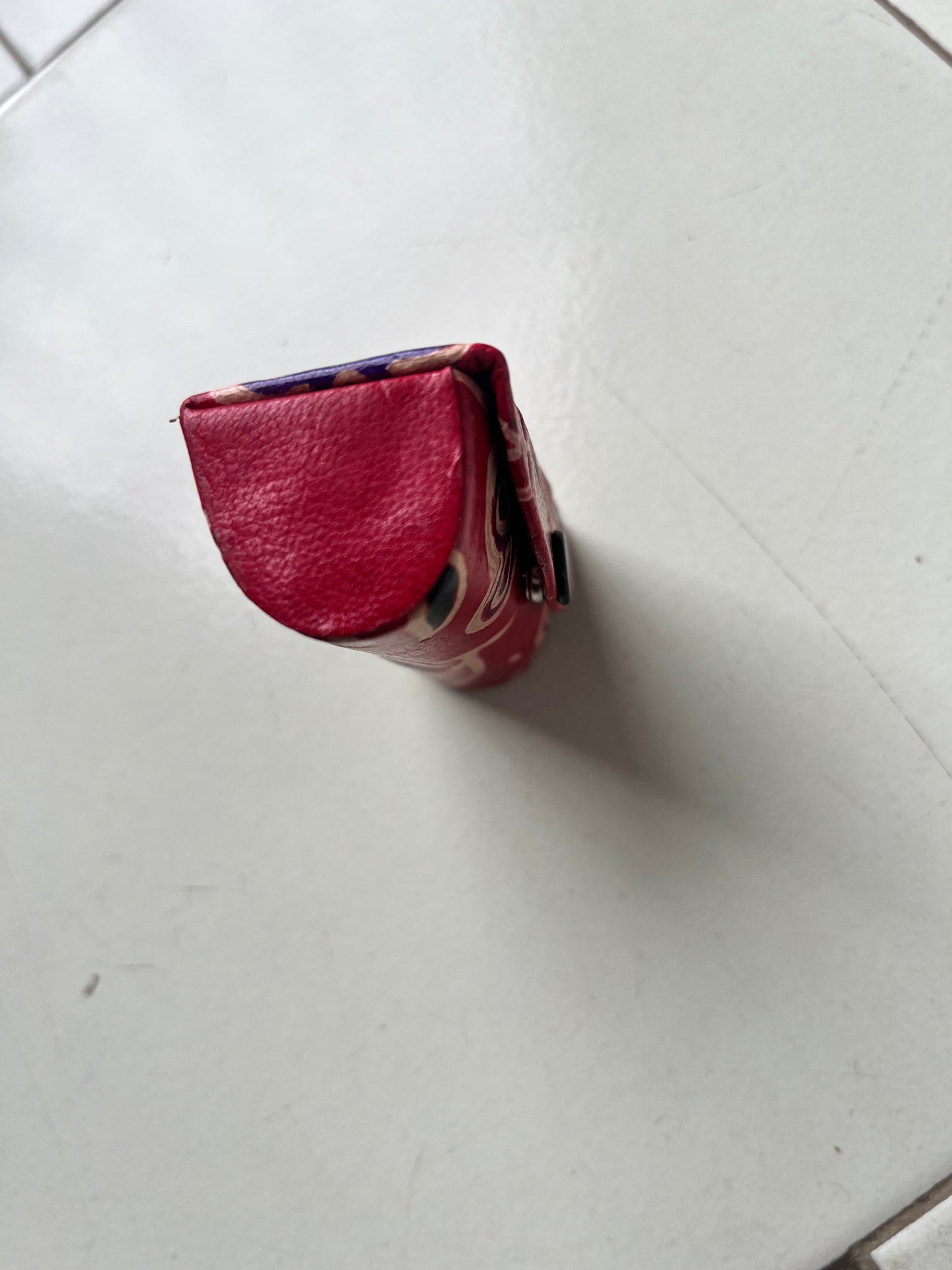 Lipstick Case with Mirror- Shantiniketan Leather