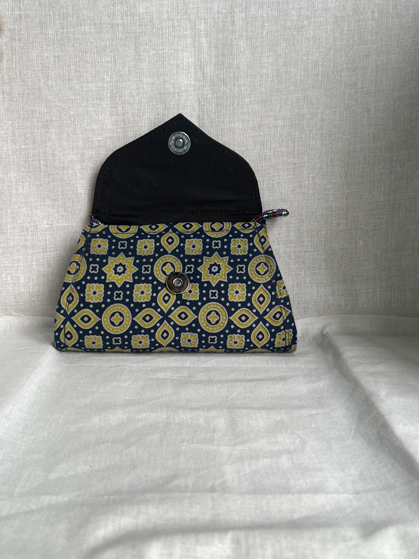 Kutch Leather Mashru Silk - Sling bag