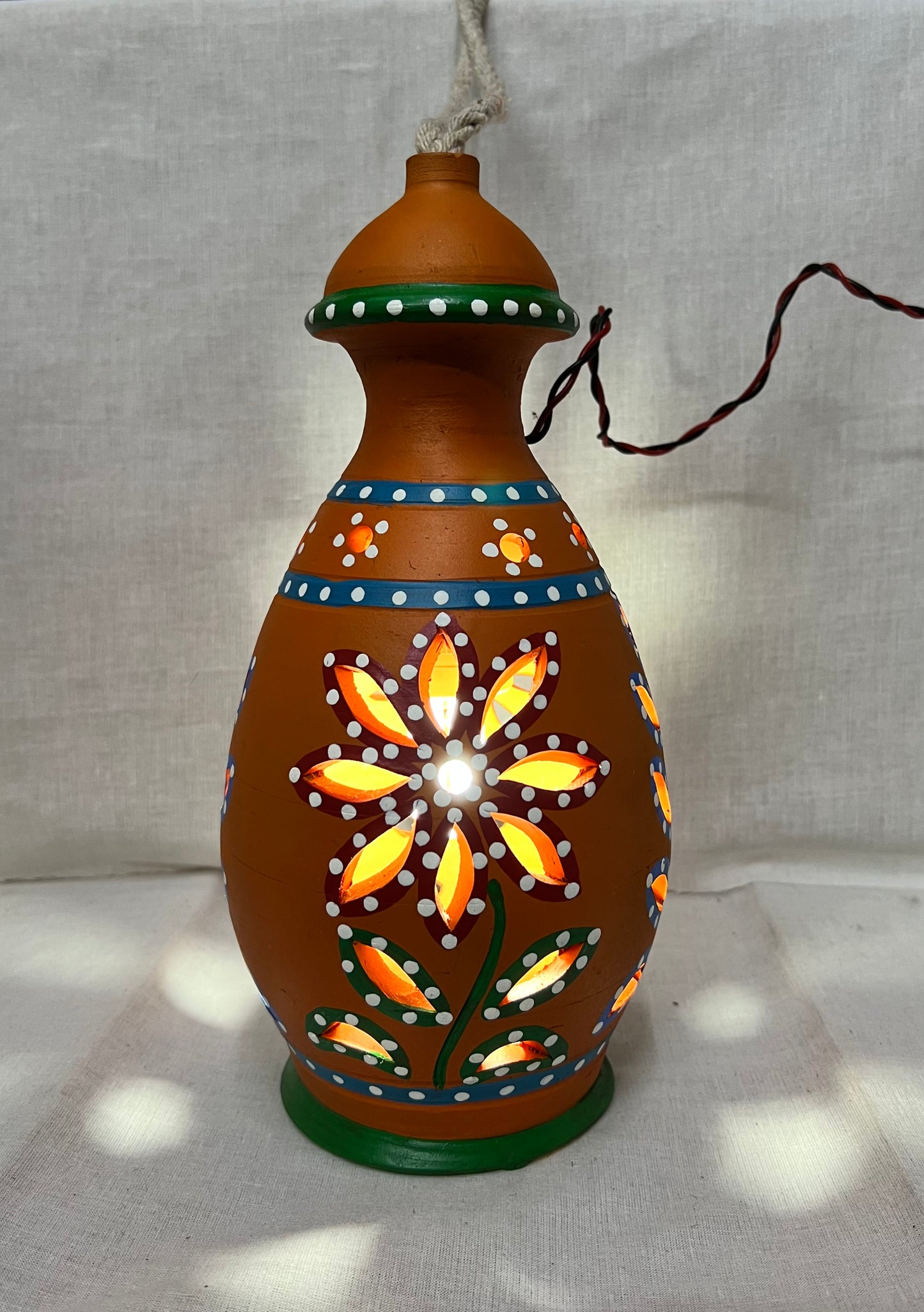 Handmade Terracotta Lantern- Dome shaped