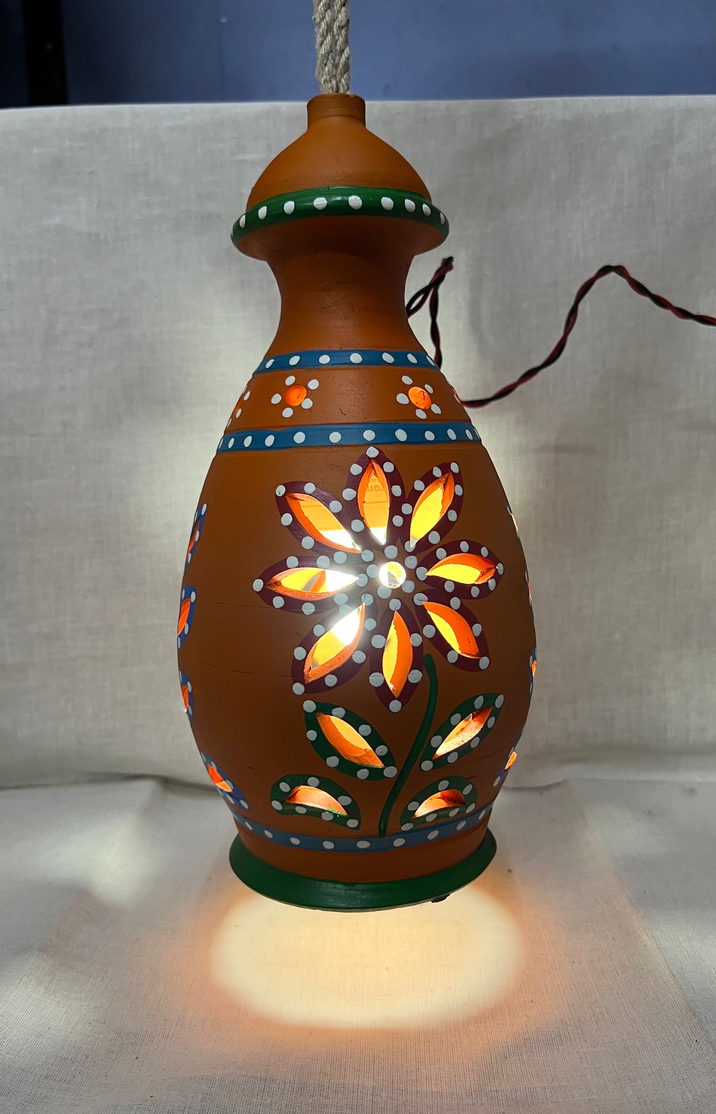 Handmade Terracotta Lantern- Dome shaped