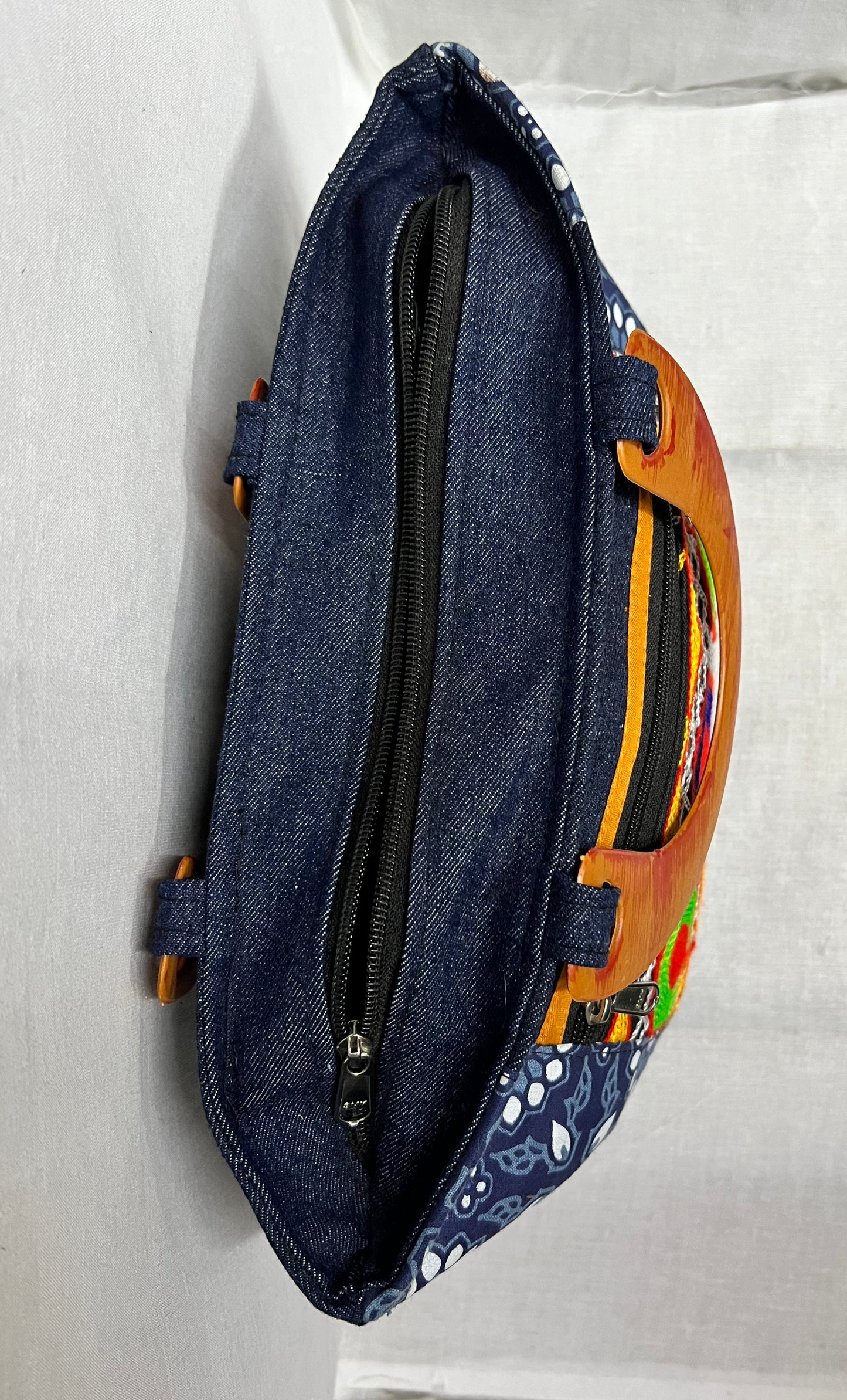 Denim Fibre Handle Bags